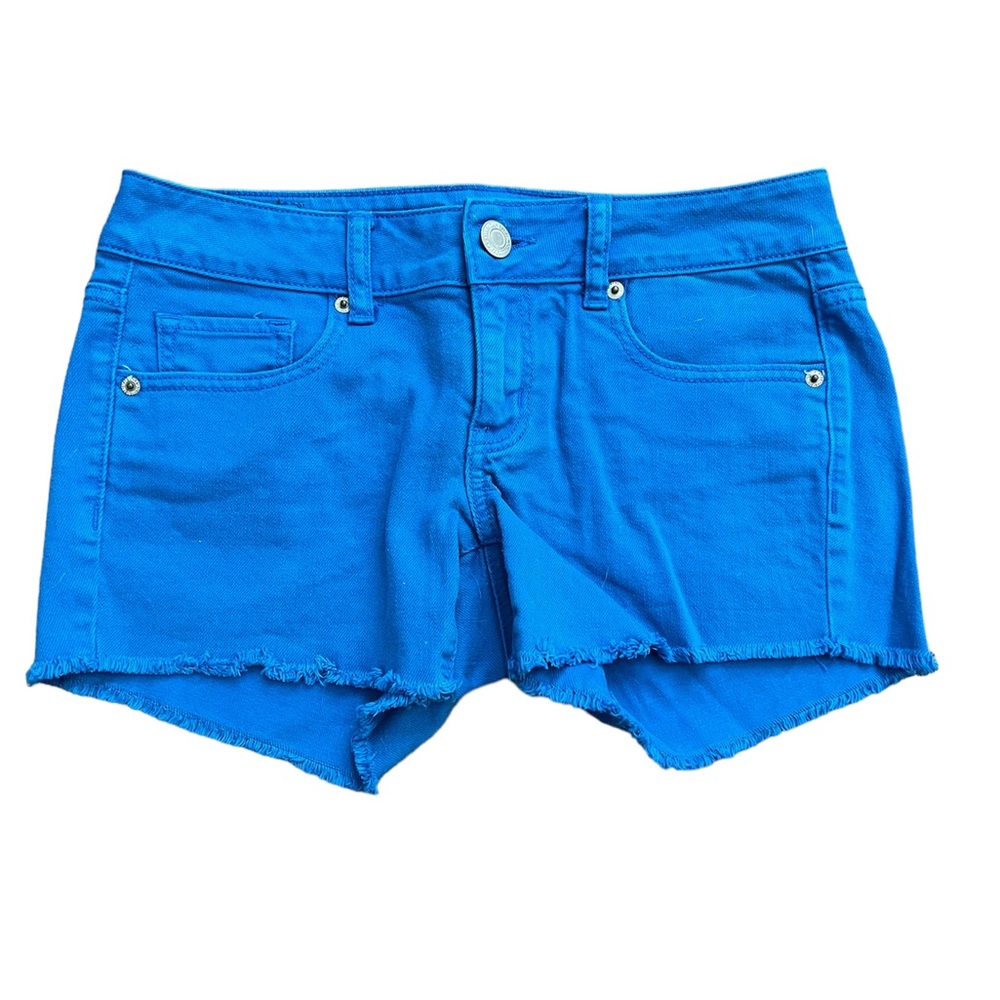 American Eagle Blue Stretch Shorts Size 4